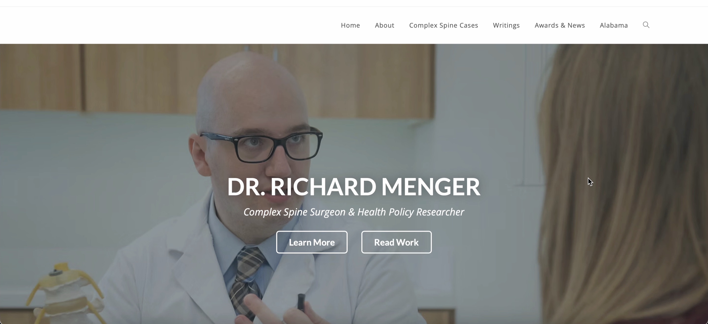 Medical Professional Website project preview