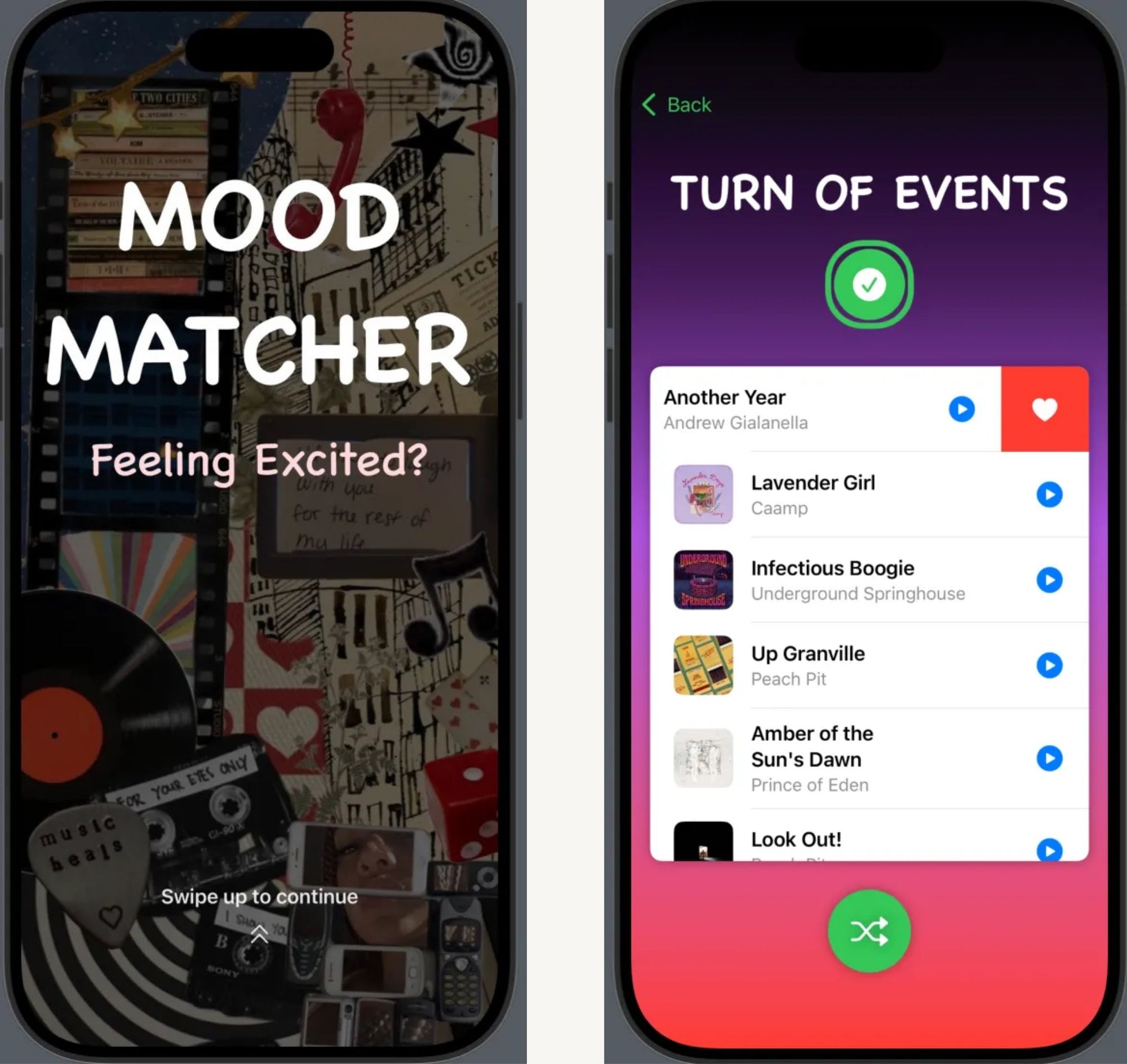Mood Matcher project preview