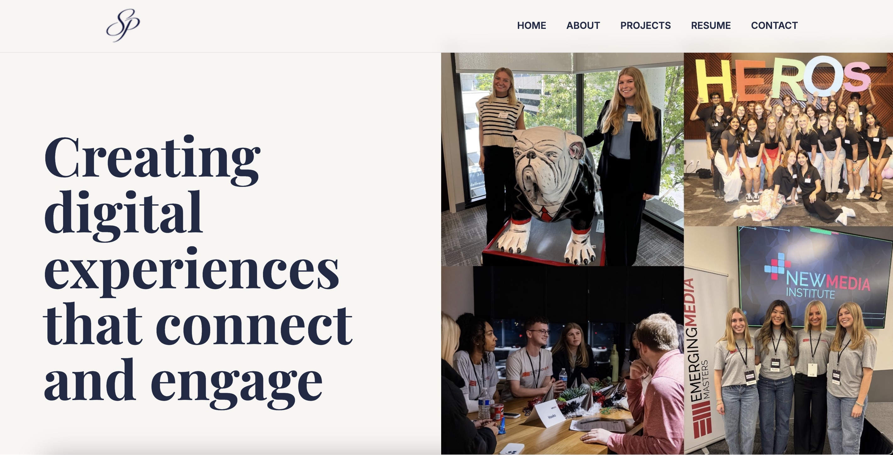 Personal Portfolio project preview